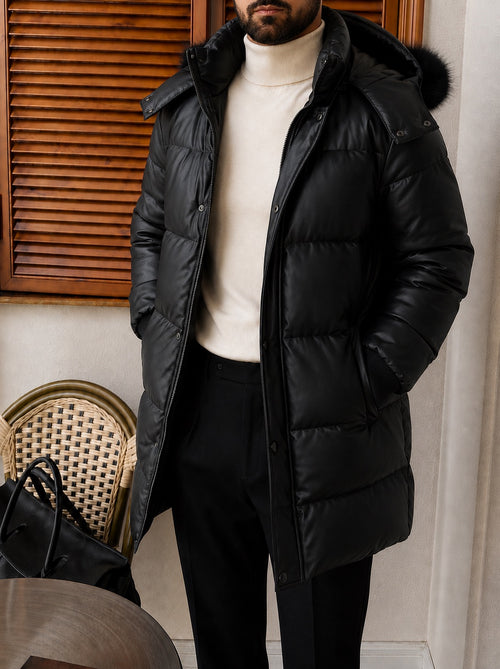 Aosta Shearling Leather Jacket