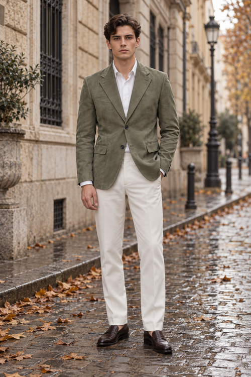 Recanati Notch-Lapel Blazer
