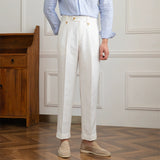 Chieti Linen-Blend Trousers