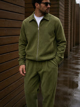 Bolzano Double-Zip Tracksuit - Khaki