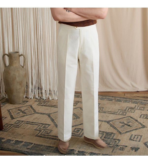Alessandria Cotton Trousers fabric