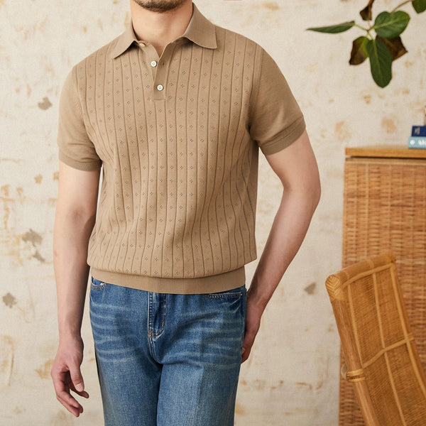 Fano Cotton Polo Shirt fabric