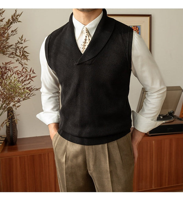Lecce Knit Vest fit