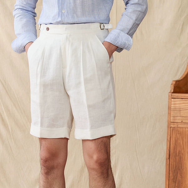 Forli Linen Shorts fit