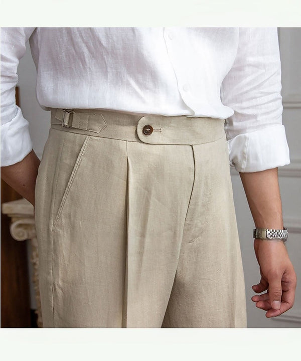 Rimini Linen Dress Trousers fit