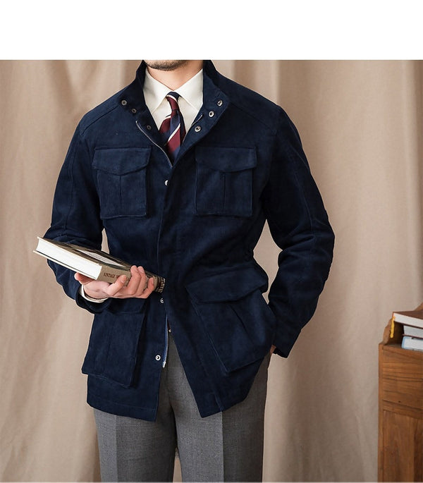 Biella Cotton Jacket detail