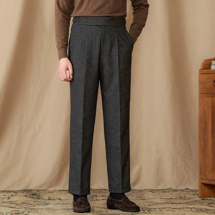 Andria Wool-Blend Dress Trousers detail