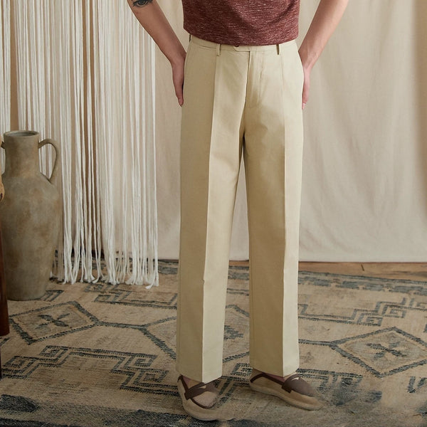 Biella Cotton Trousers detail