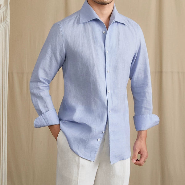 Treviso Linen Shirt detail