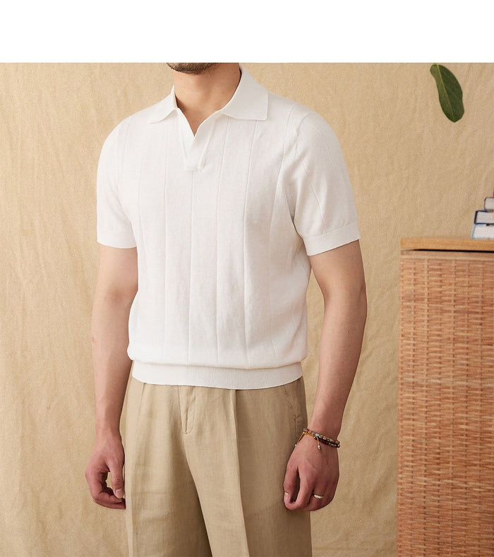 Imperia Cotton-Blend Polo Shirt detail