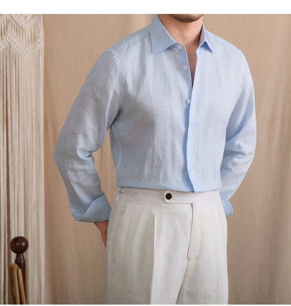 Arezzo Linen Shirt detail