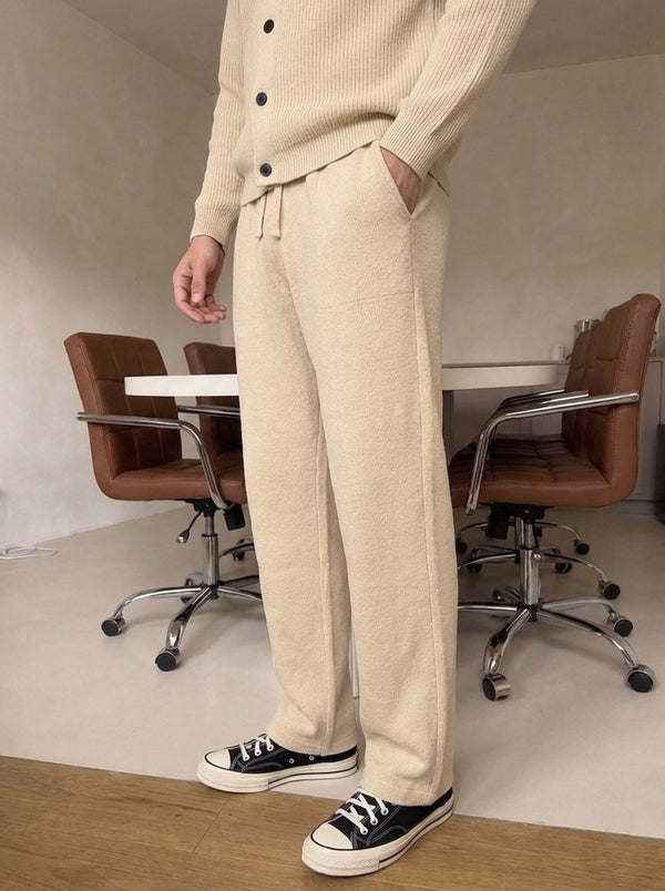 Mantova Button Knit Set - Beige fit