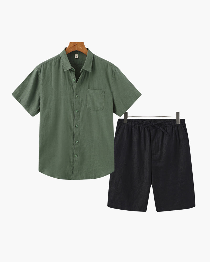 Relaxed Linen Shorts
