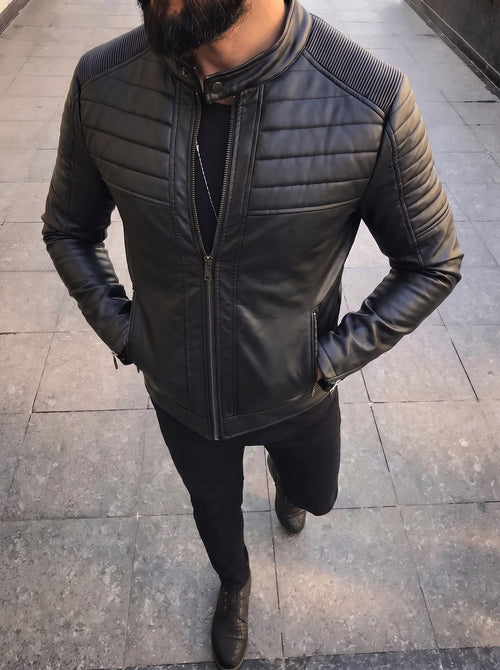 Ferrara Quilted Leather Jacket