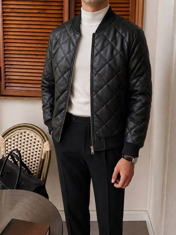Rimini Quilted Leather Jacket