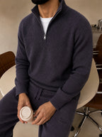Ravenna Knit Polo Set - Graphite