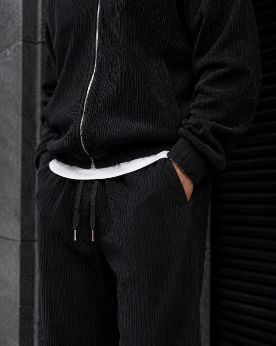 Como Full-Zip Tracksuit - Black
