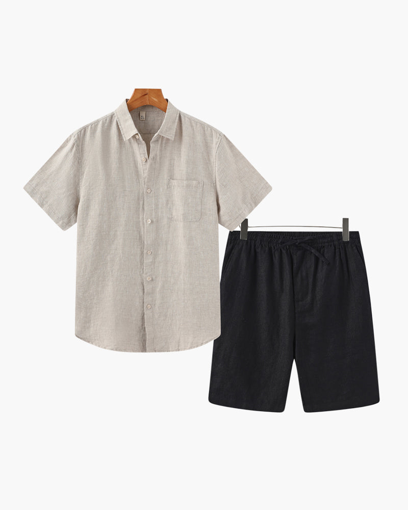 Relaxed Linen Shorts