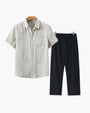 Linen Short-Sleeve Set