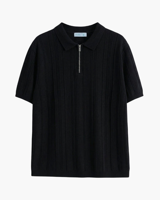 Signature Zip-Up Polo