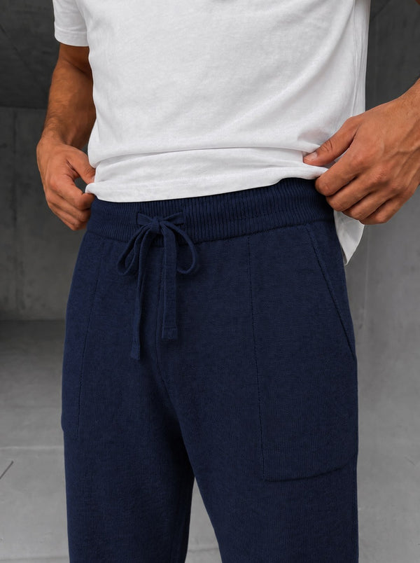 Parma Knit Polo Set - Navy detail