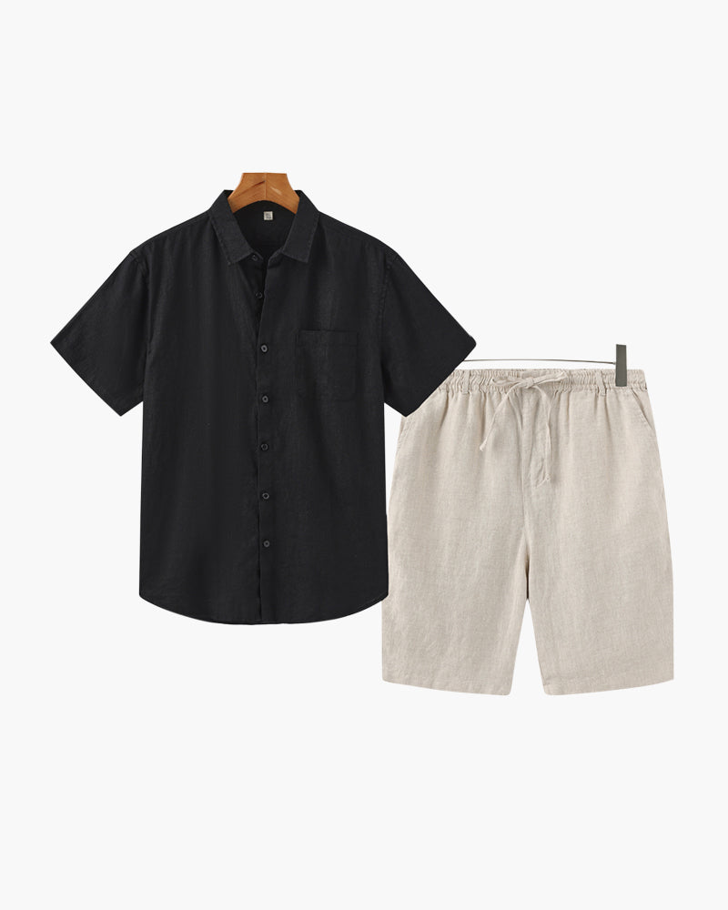 Relaxed Linen Shorts
