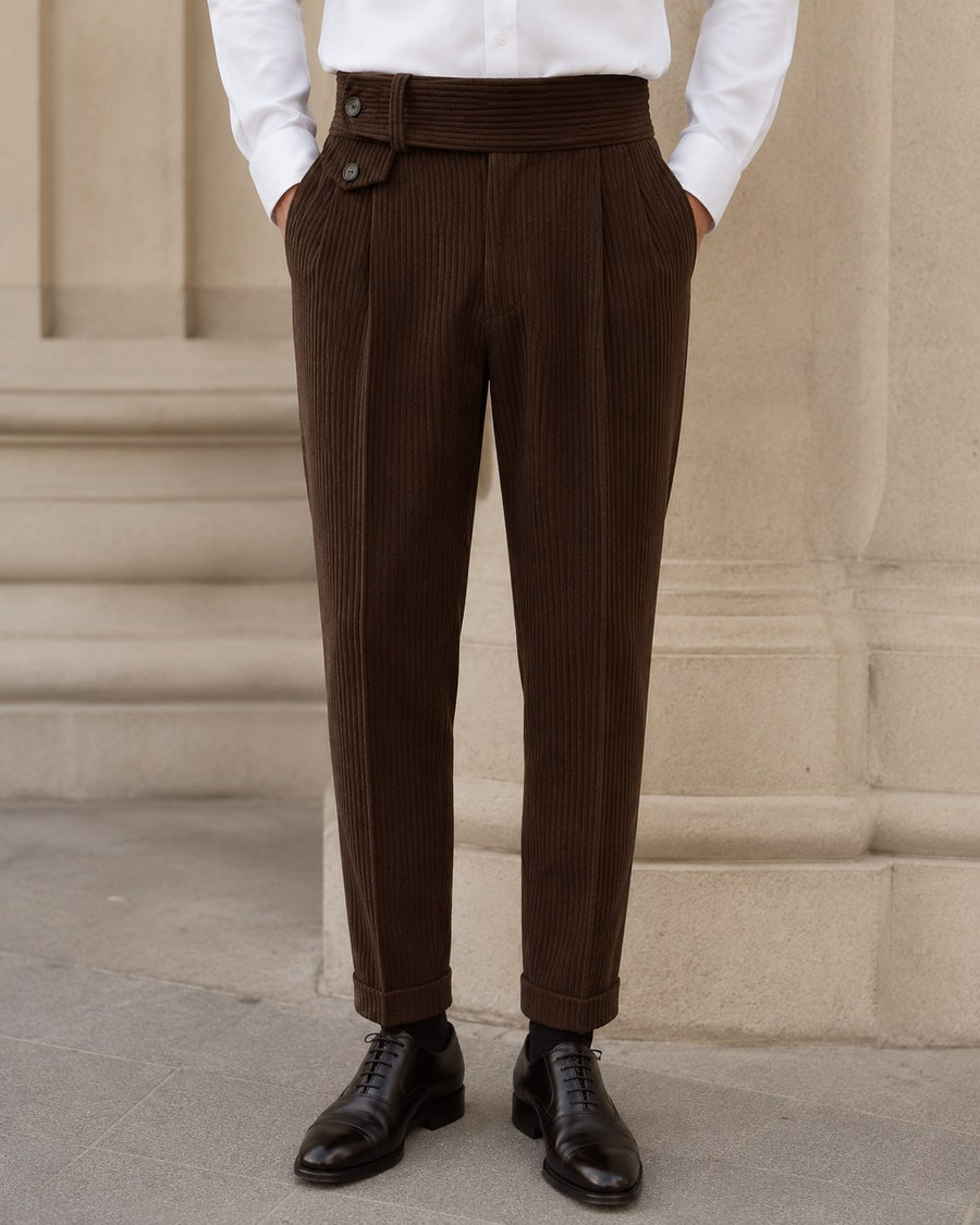 Luppo Trousers - Chocolate