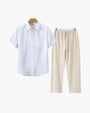 Linen Short-Sleeve Set