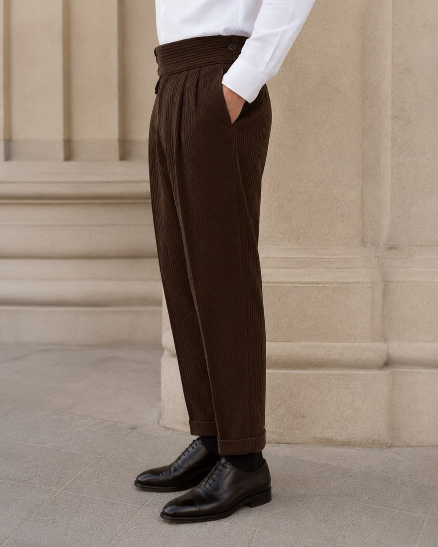 Luppo Trousers - Chocolate