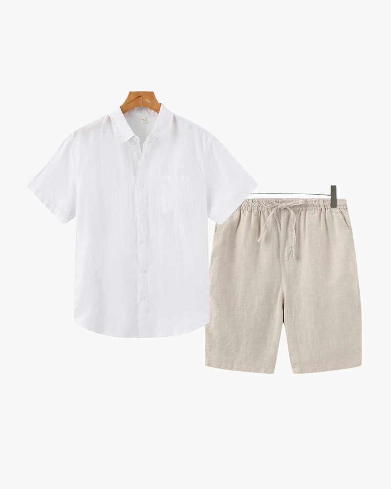 Relaxed Linen Shorts