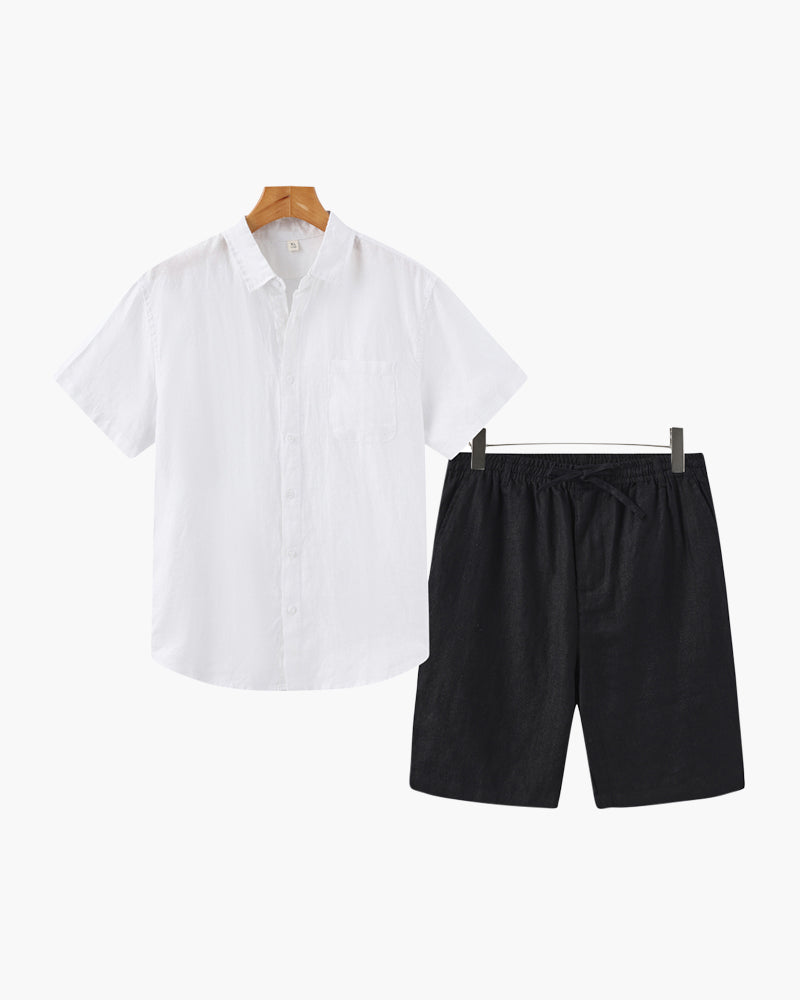 Relaxed Linen Shorts