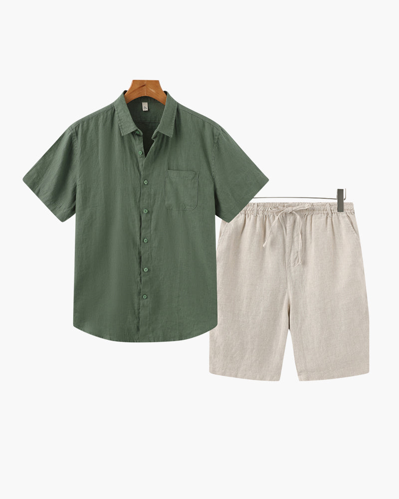 Relaxed Linen Shorts