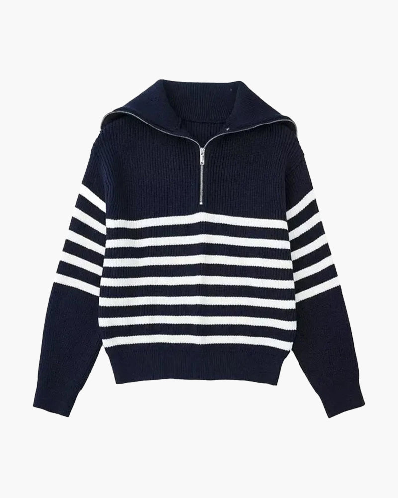 Navy Striped