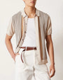 Monte Carlo Striped Knit Polo