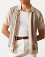 Monte Carlo Striped Knit Polo