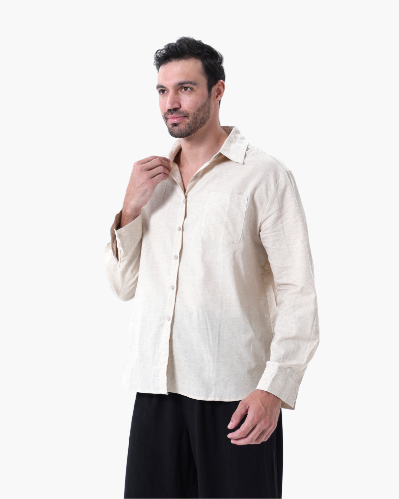 Linen Long-Sleeve Set