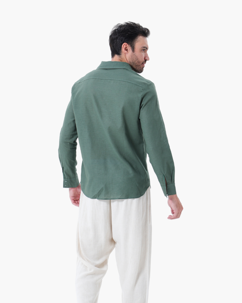 Linen Long-Sleeve Set