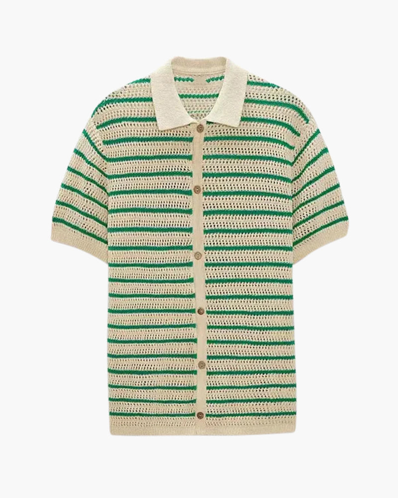 Marbella Knit Button Shirt