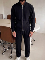 Bergamo Knit Tracksuit - Black