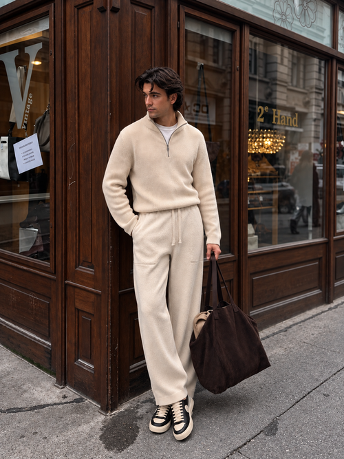 Perugia Quarter-Zip Knit Set