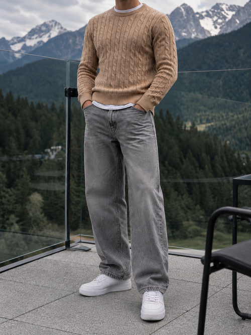 Gubbio Cable Knit Sweater