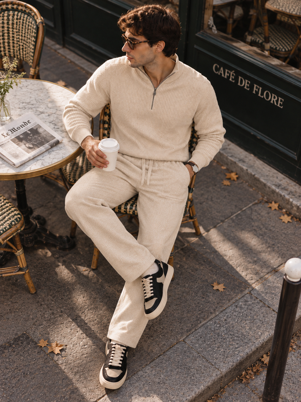 Perugia Quarter-Zip Knit Set