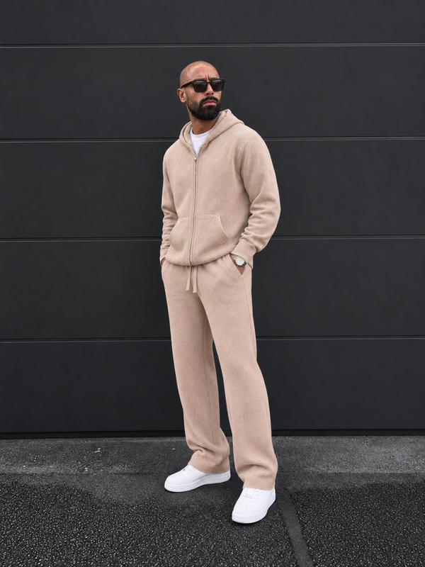 Pesaro Hooded Knit Set fabric