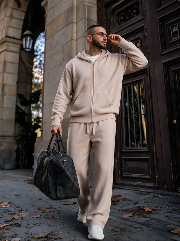 Pesaro Hooded Knit Set detail