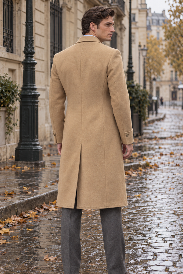 Rovereto Camel Coat fit