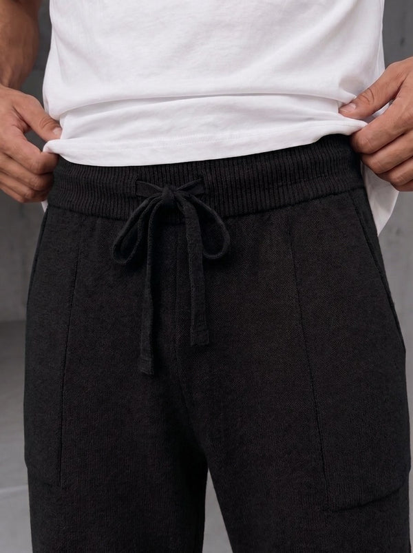 Parma Knit Polo Set - Black detail