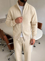 Bergamo Knit Tracksuit - Beige
