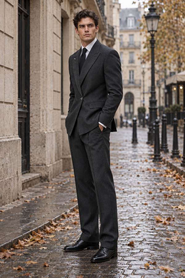 Fiesole Double-Breasted Suit fabric