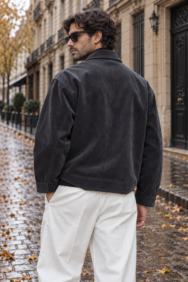 Bormio Corduroy Zip Jacket fit
