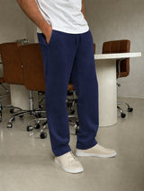 Cremona Hooded Knit Tracksuit - Navy